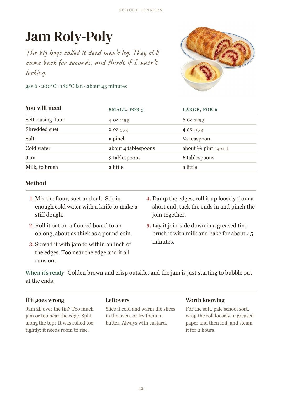 Jam Roly-Poly, a page from the book